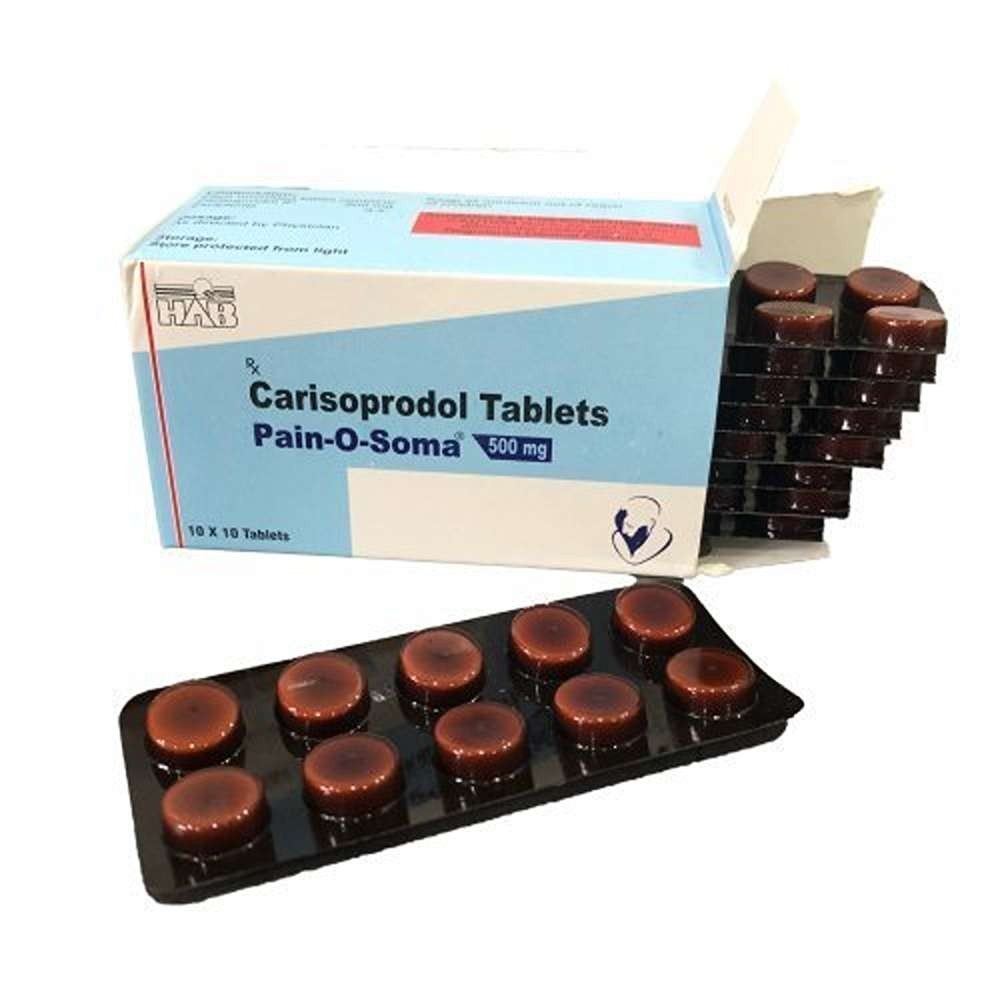 Pain O Soma 500mg – Carisoprodol